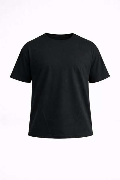THE VERO BOXY TEE-BLACK