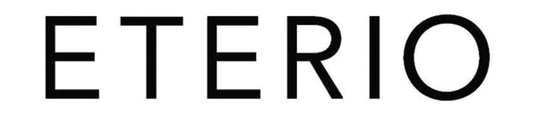 Black 'ETERIO' text on a white background