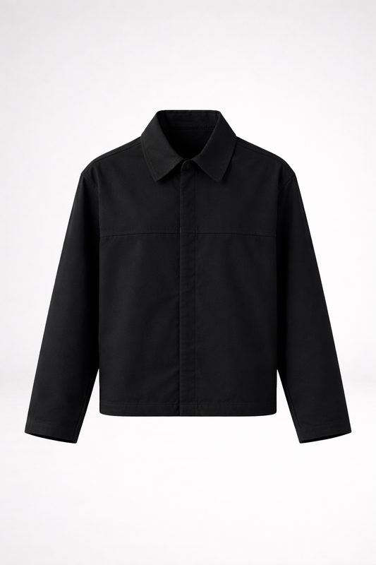 THE REMINGTON OVERSHIRT JACKET-BLACK