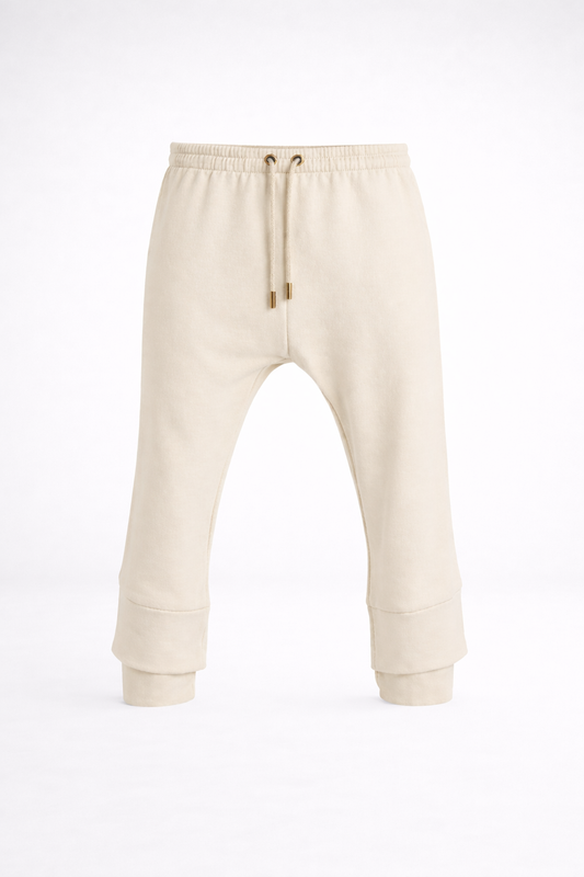 THE CASPIAN HAREM PANT-CREAM