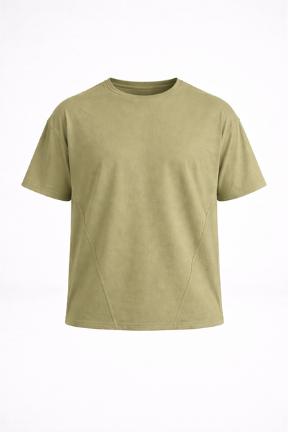 THE VERO BOXY TEE-AGAVE