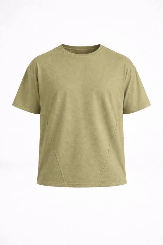 THE VERO BOXY TEE-AGAVE
