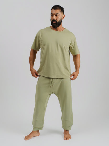 THE VERO BOXY TEE-AGAVE