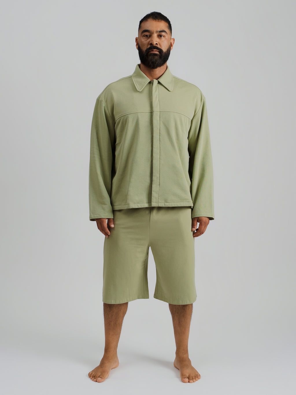 THE REMINGTON OVERSHIRT JACKET-AGAVE