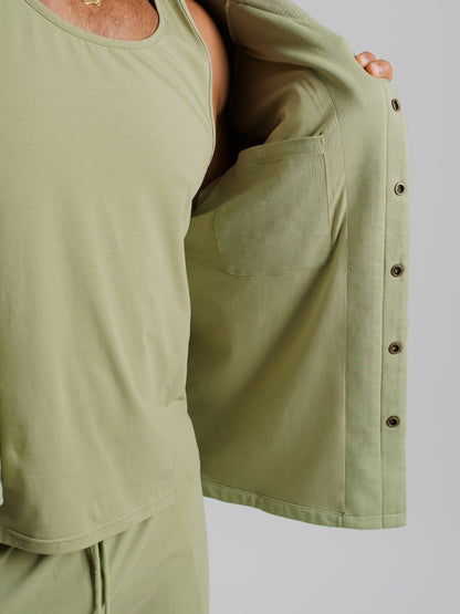 THE REMINGTON OVERSHIRT JACKET-AGAVE
