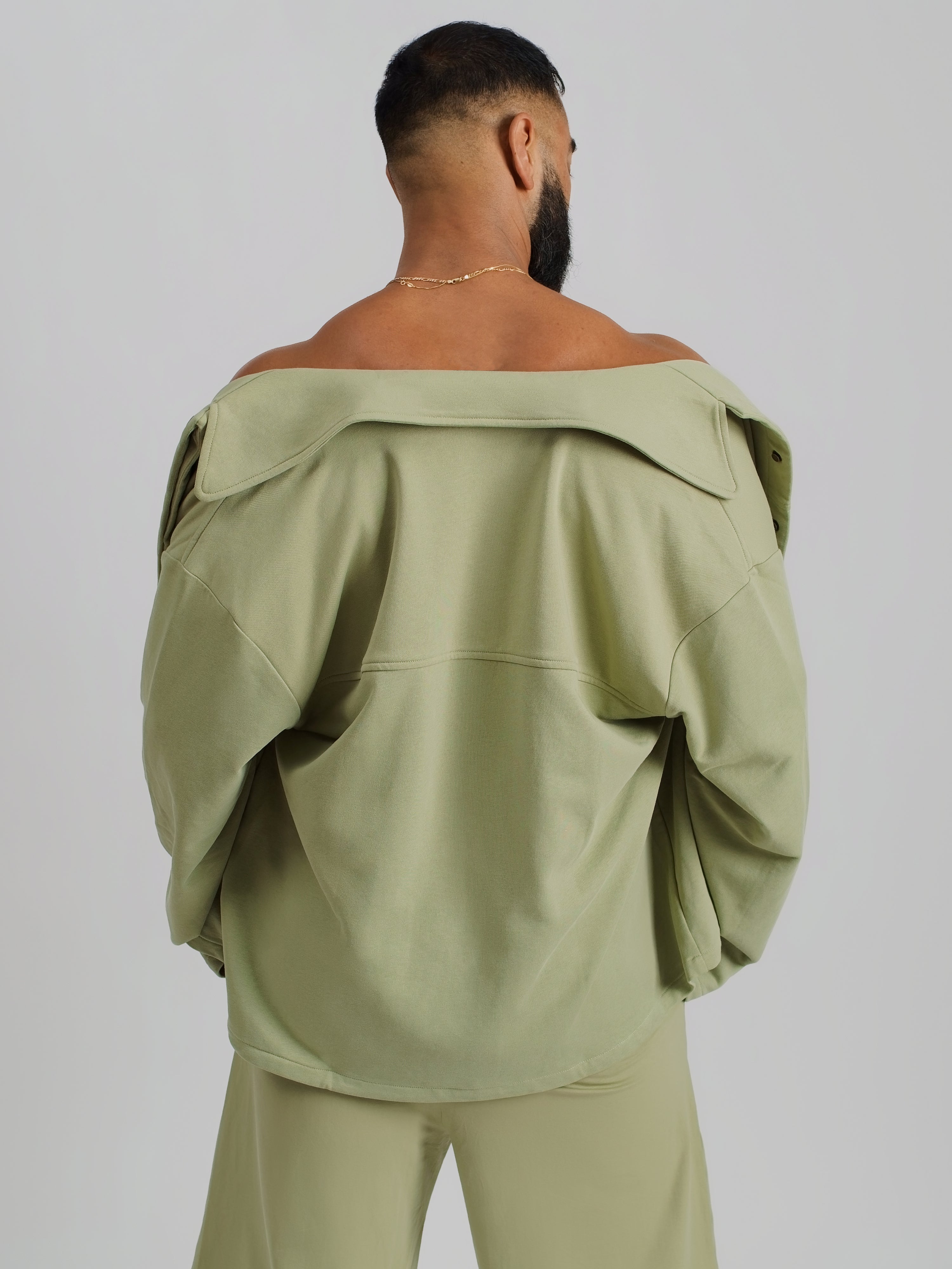 THE REMINGTON OVERSHIRT JACKET-AGAVE