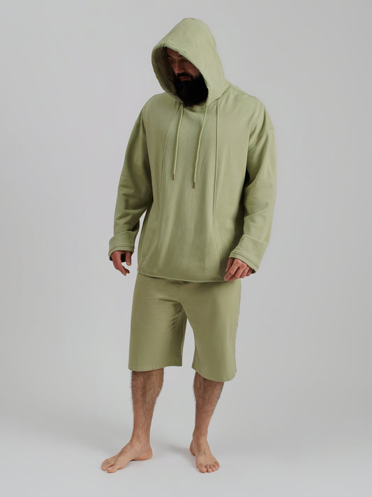 ELYSIAN RELAX HOODIE-AGAVE