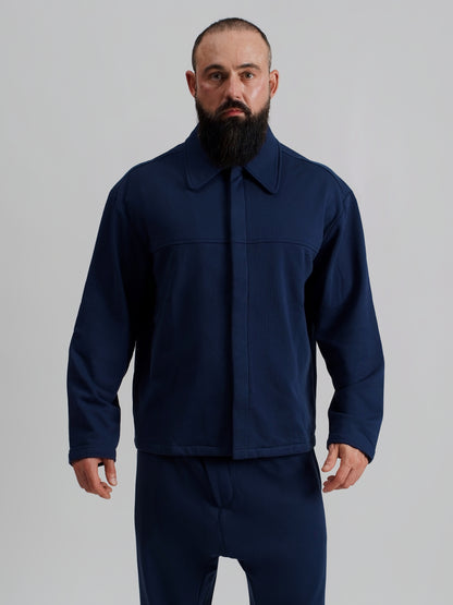 THE REMINGTON OVERSHIRT JACKET-AZUL