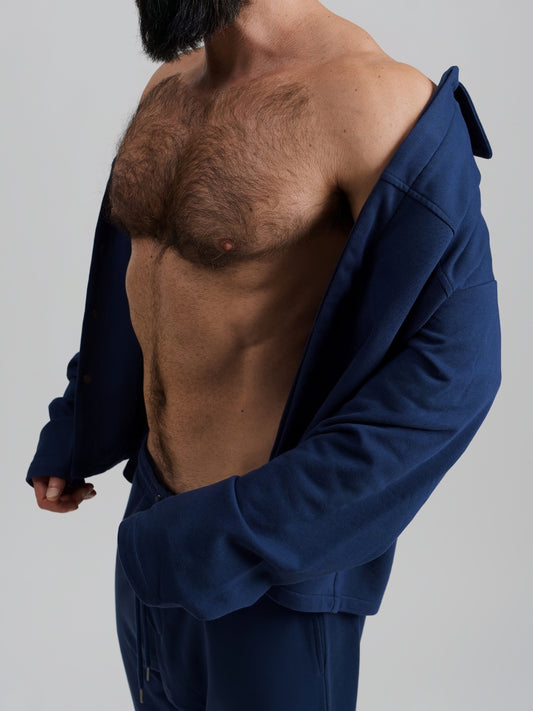 THE REMINGTON OVERSHIRT JACKET-AZUL