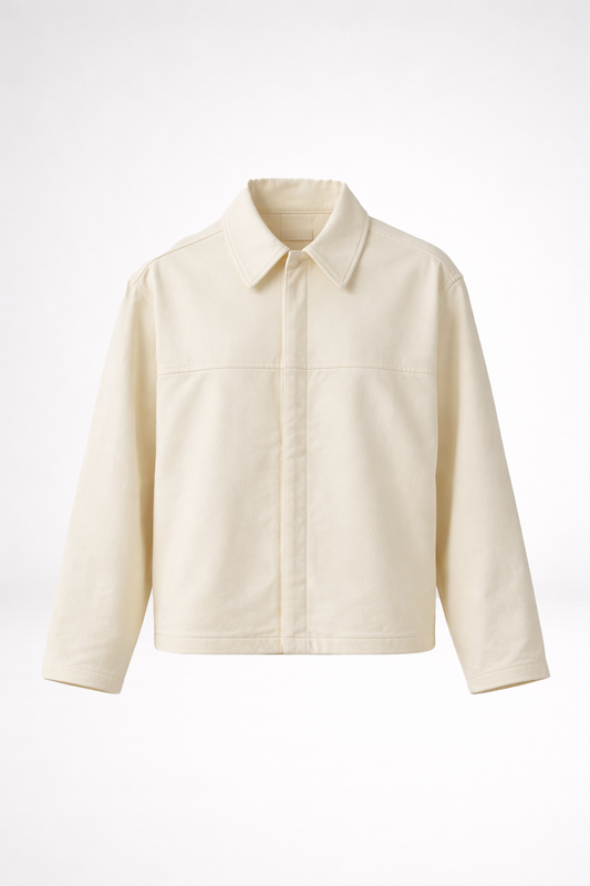 THE REMINGTON OVERSHIRT JACKET-CREAM