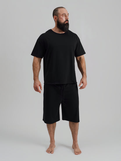 THE VERO BOXY TEE-BLACK