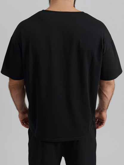 THE VERO BOXY TEE-BLACK