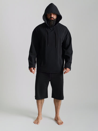 ELYSIAN RELAX HOODIE-BLACK