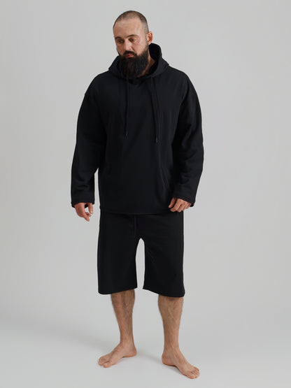 ELYSIAN RELAX HOODIE-BLACK