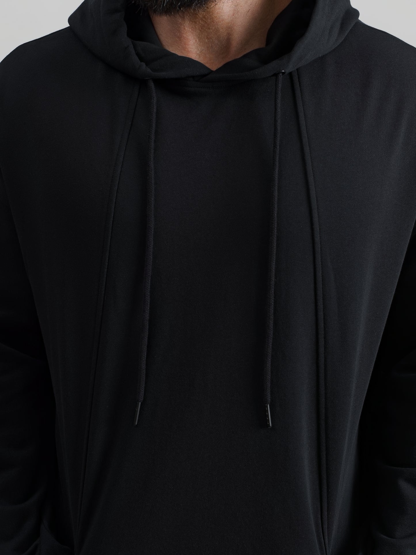 elysian relax hoodie-black