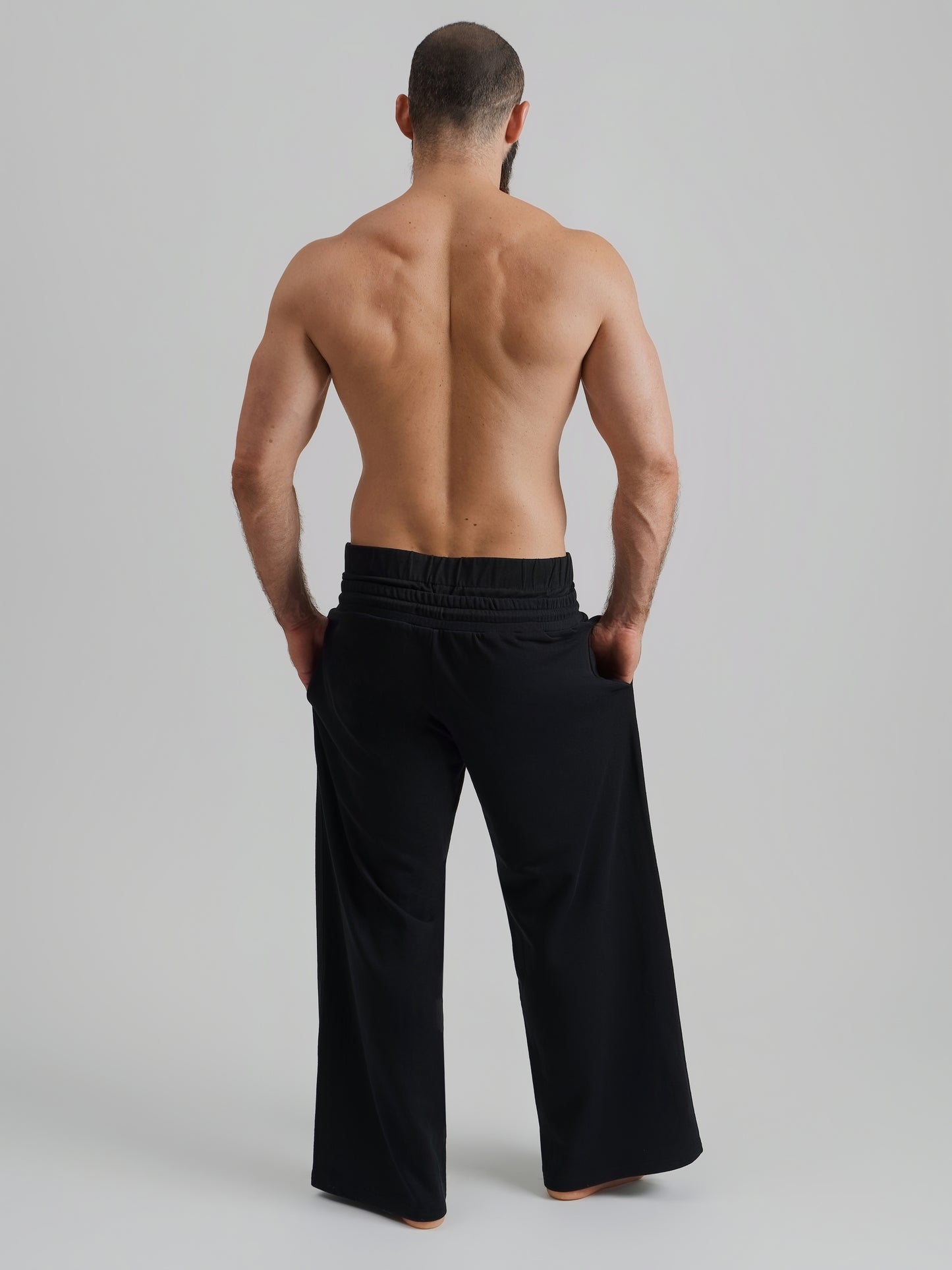 the ronin straight leg jogger-black