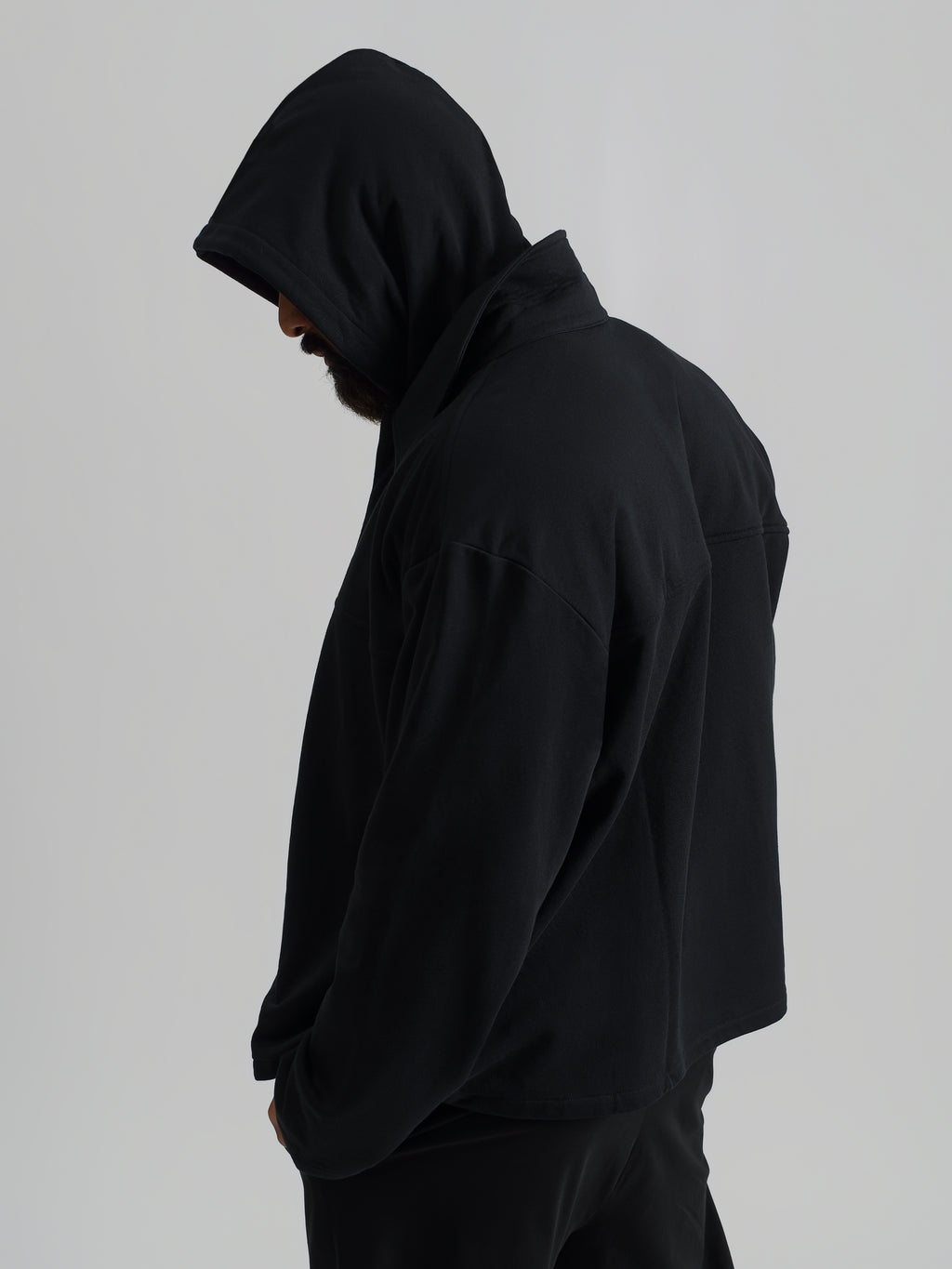 THE REMINGTON OVERSHIRT JACKET-BLACK