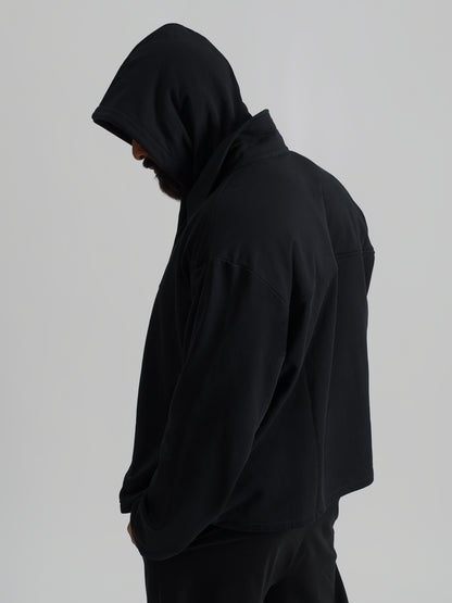 THE REMINGTON OVERSHIRT JACKET-BLACK