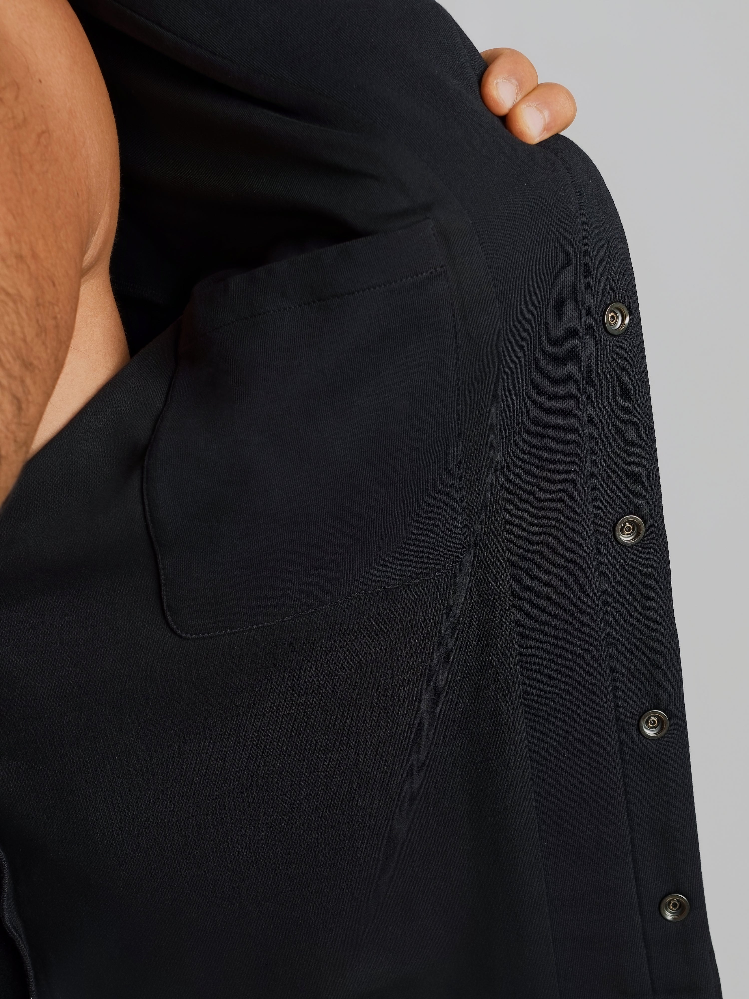 THE REMINGTON OVERSHIRT JACKET-BLACK