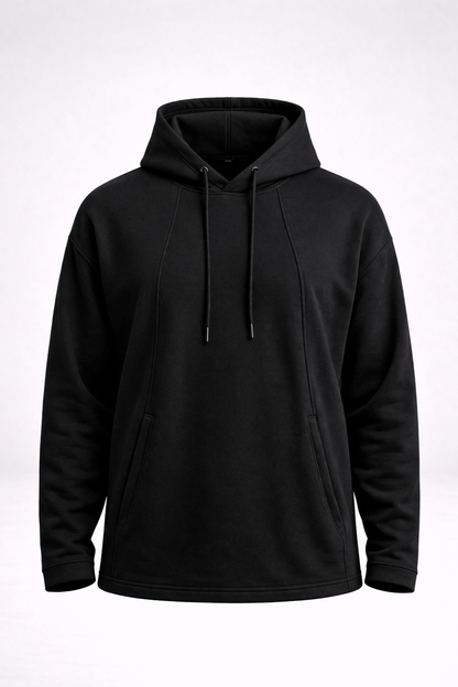 ELYSIAN RELAX HOODIE-BLACK