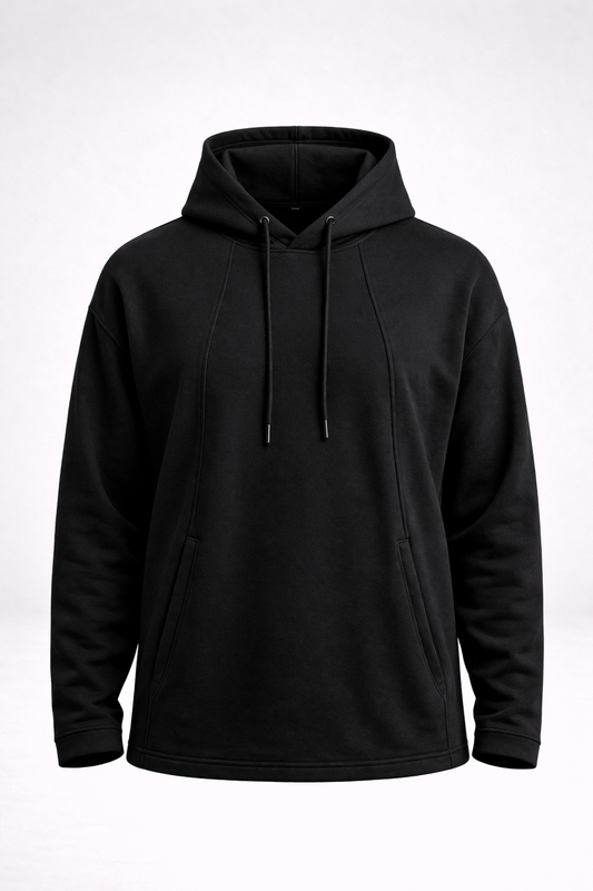 ELYSIAN RELAX HOODIE-BLACK