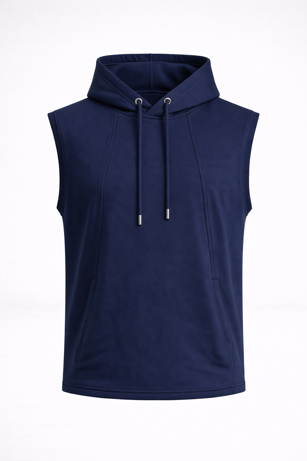 the zephyr sleeveless hoodie-azul