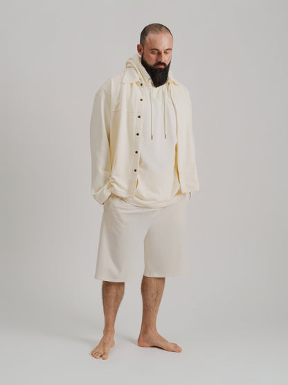 THE REMINGTON OVERSHIRT JACKET-CREAM