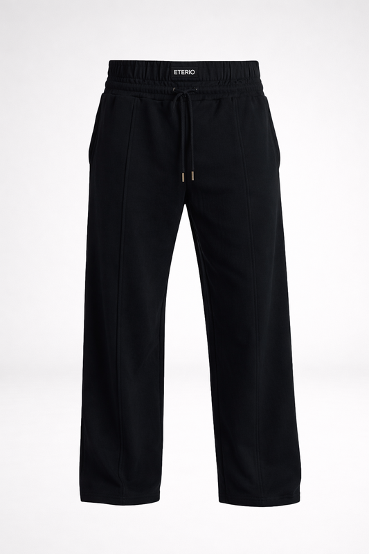 THE RONIN STRAIGHT LEG JOGGER-BLACK