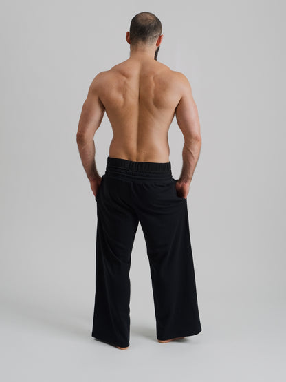 THE RONIN STRAIGHT LEG JOGGER-BLACK