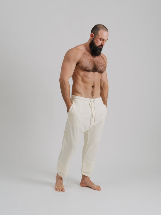 THE CASPIAN HAREM PANT-CREAM