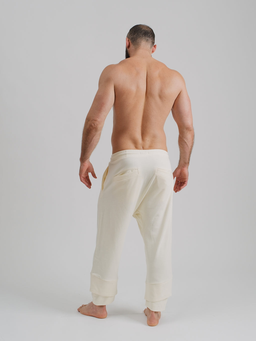 THE CASPIAN HAREM PANT-CREAM
