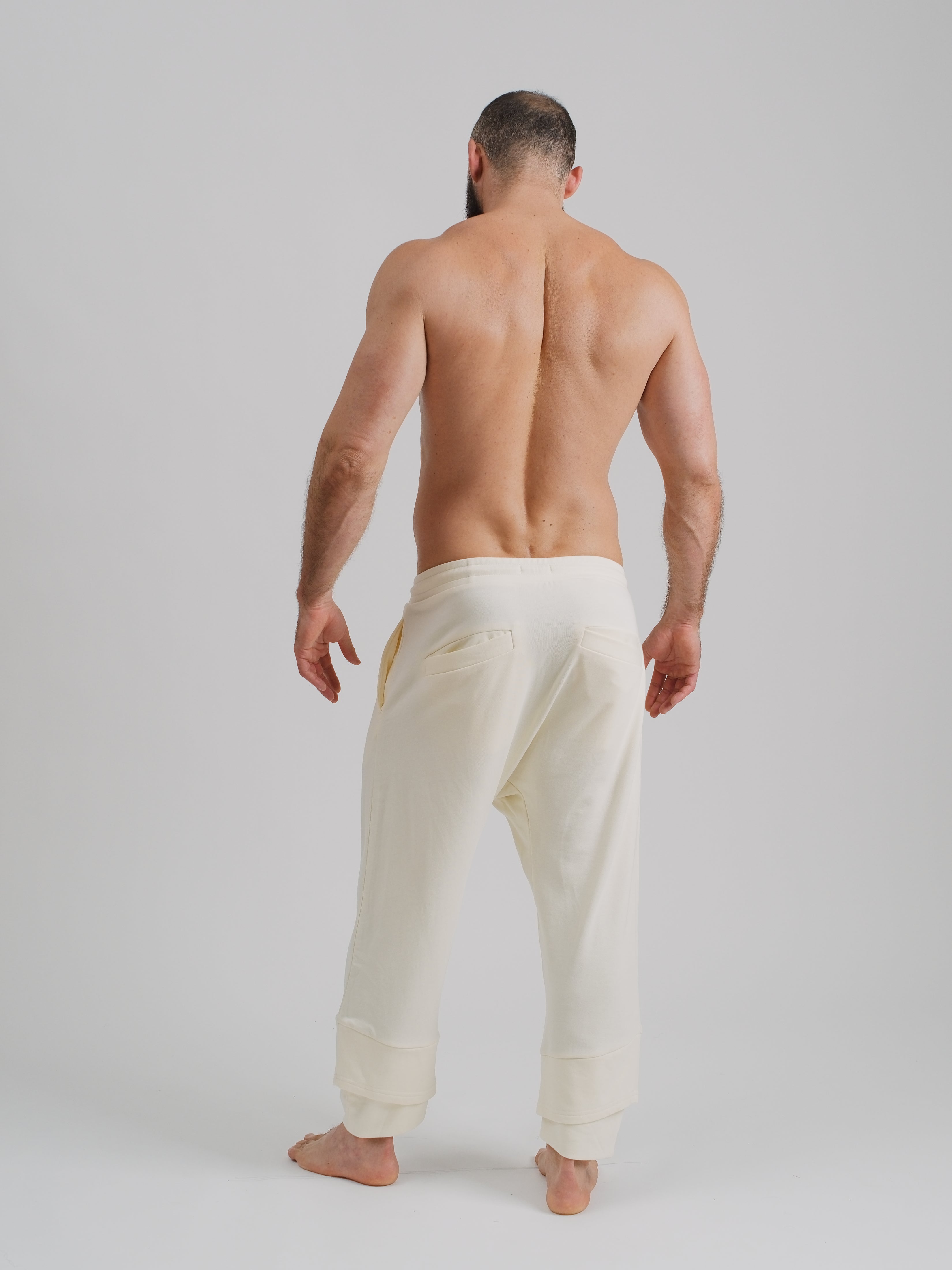 THE CASPIAN HAREM PANT-CREAM